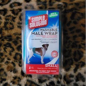 Dog.. male washable wrap.. bran new!! small